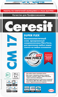 Клей для плитки высокоэластичный для наружных работ Ceresit CM 17 Super Flex 25 кг