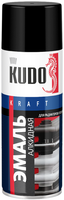 Эмаль алкидная для радиаторов отопления Kudo Kraft 520 мл черная матовая