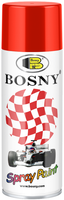 Акриловая спрей краска универсальная Bosny Spray Paint 520 мл красная насыщенная №3002 Signal Red