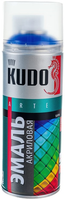 Полуматовая акриловая эмаль Kudo Arte Satin Matt Finish 520 мл сигнально синяя