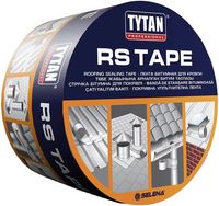 Лента битумная для кровли Титан Professional RS Tape 150*10 м кирпич