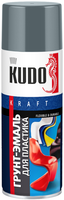 Грунт эмаль для пластика Kudo Kraft Flexible & Durable 520 мл серая