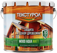 Защита и декор древесины Текстурол Wood Aqua Matt 2.5 л орех
