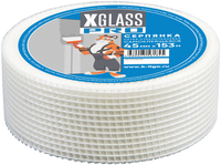 Сетка строительная самоклеящаяся X-Glass Pro 45*153 м