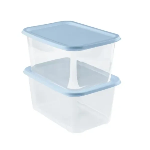 Набор контейнеров для заморозки 1.2 л полипропилен голубой 2 шт. Без бренда Контейнер