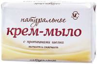 Крем мыло с протеинами шелка Невская Косметика Натуральное 90 г