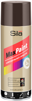 Аэрозольная краска для наружных и внутренних работ Sila Home Max Paint 520 мл коричневая RAL8028 от +5°C до +35°C
