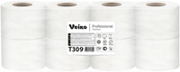 Бумага туалетная в средних рулонах Veiro Professional Premium 8 рулонов в упаковке 3 слоя 20 м