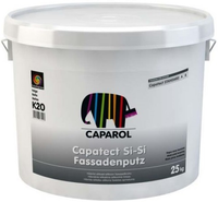 Готовая к применению структурная штукатурка Caparol Capatect Si Si Fassadenputz K20 25 кг бесцветная