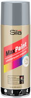 Аэрозольная краска для наружных и внутренних работ Sila Home Max Paint 520 мл серая RAL7040 глянцевая от +5°C до +35°C