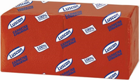 Салфетки бумажные Luscan Profi Pack 400 салфеток в пачке красные