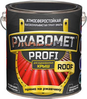 Атмосферостойкая грунт эмаль для оцинкованных крыш Краско Ржавомет Profi Roof 3 кг бесцветная
