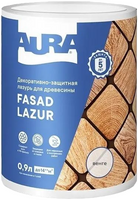 Декоративно защитная лазурь для древесины Aura Аура Fasad Lazur 900 мл венге
