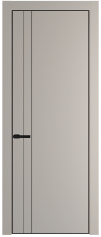Дверь межкомнатная Profil Doors 12 PE алюминиевый молдинг 3мм