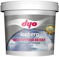 Краска интерьерная для стен и потолков DYO Iceberg 7 кг белая
