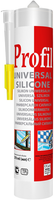 Герметик силиконовый универсальный Soudal Profil Universal Silicone 270 мл бесцветный