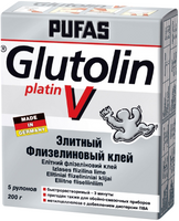 Элитный флизелиновый клей Пуфас Glutolin V Platin 200 г