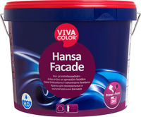 Краска для минеральных и оштукатуренных фасадов Vivacolor Hansa Facade 2.7 л бесцветная