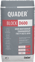 Клей монтажный тонкошовный Dauer Quader Block D 600 40 кг зимний