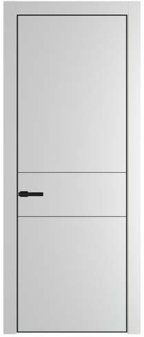Дверь межкомнатная Profil Doors 14 PE алюминиевый молдинг 3мм