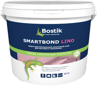 Водно дисперсионный акриловый клей для бытового линолеума Bostik Smartbond Lino 12 кг