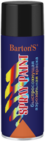 Быстросохнущая аэрозольная краска Barton's Bartons Spray Paint 520 мл черная