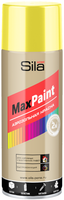 Аэрозольная краска для наружных и внутренних работ Sila Home Max Paint 520 мл желтая флуоресцентная от +5°C до +35°C