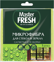 Салфетка для уборки Master Fresh для Стекол и Зеркал 1 салфетка