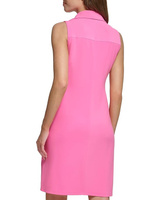 Платье Tommy Hilfiger Jersey Knot Front Shirtdress, цвет Carmine Rose