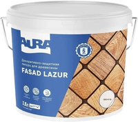 Декоративно защитная лазурь для древесины Aura Аура Fasad Lazur 2.5 л венге