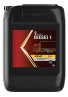 Масло моторное Роснефть Diesel 1 10W40 CF-4 всесезонное коммерческий транспорт 20 л