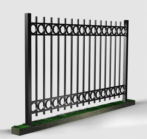 Забор металлический сварной металлический забор A - 33