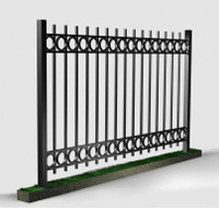 Забор металлический 3Д панель, стальной, Покрытие: полимерно-порошковое