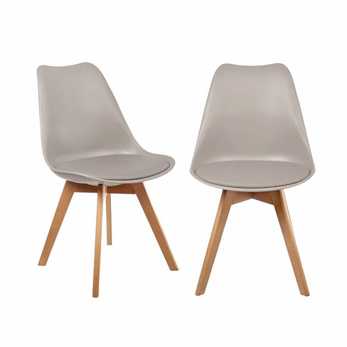 Комплект из 2-х стульев Eames Bon латте Bradexhome
