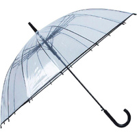 Зонт Эврика полуавтомат прозрачный (99550)
