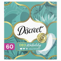 Прокладки женские гигиенические Discreet Deo Water Lily Multiform Trio (60 штук в упаковке)