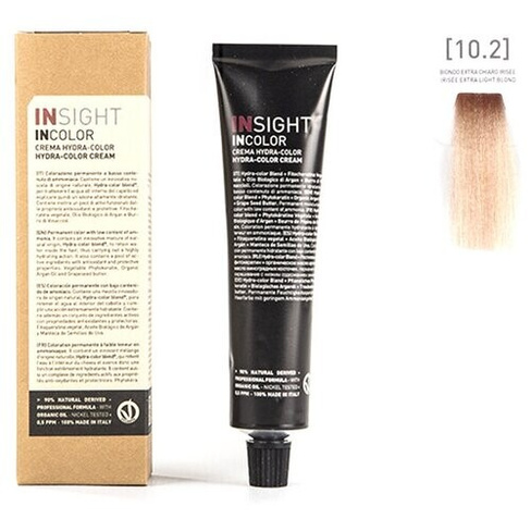 Insight Incolor крем-краска, 10.2 перламутровый супер светлый блондин, 100 мл