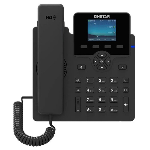Телефон IP Dinstar C62UP, черный