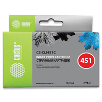 Картридж совместимый Cactus CS-CLI451C, голубой