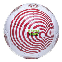 Мяч футбольный Atemi Target №5 белый/красный