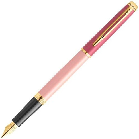 Ручка перьев. Waterman Hemisphere Colour Blocking (2179896) Pink GT F F ст. нерж./позол. чернила син