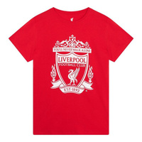 Футболка с логотипом Liverpool для взрослых - красная LIVERPOOL FC, красный
