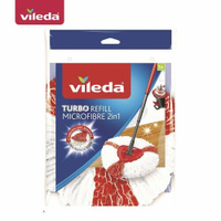 Насадка для швабры Vileda Турбо 2 в 1 "Легкий отжим" Easy Wring, комплект 1 шт, 151608-RED