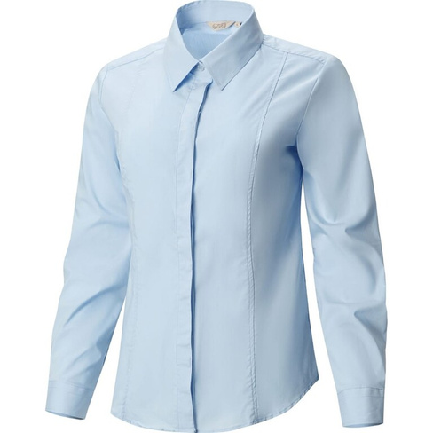 Рубашка женская удлиненная СОЮЗСПЕЦОДЕЖДА El-Risto sky blue голубая, размер 54 4XL 2000000240596