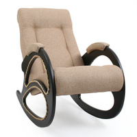 Кресло-качалка "Модель 4" с лозой, рогожка "Мальта 03"