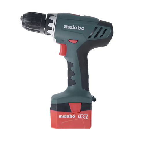 Аккумуляторная дрель Metabo 12 В, 1,7 Ач