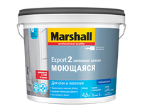 Краска водно-диспер.для стен и потолков MARSHALL Export -2 ВW 4,5л