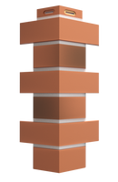 Угол фасадный Döcke FLEMISH Красный жженый