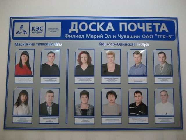 Доска почета в классе