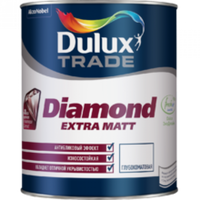 Краска водно-диспер.для стен и потолков DULUX TRADE Diamond Extra Matt BW 1л